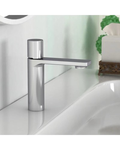 Смеситель для раковины без донного клапана Vincea Vogue VBF-4V3CH