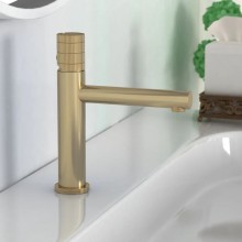 Смеситель для раковины без донного клапана Vincea Groove VBF-4G1BG4