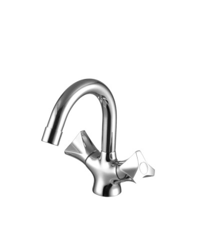 Смеситель для умывальника с поворотным изливом Lemark Plus Flame LM1007C