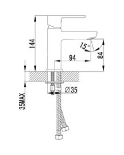 Смеситель для умывальника Lemark Magic LM3406C