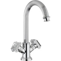 Смеситель на раковину с донным клапаном, ручки Swarovski Cezares Olimp OLIMP-LS2-01-Sw
