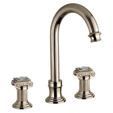 Смеситель на раковину на три отверстия бронза, ручки swarovski Cezares Olimp OLIMP-BLS2-A-02-Sw