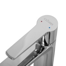 Смеситель для накладной раковины без донного клапана CEZARES LUX-LC-01-W0