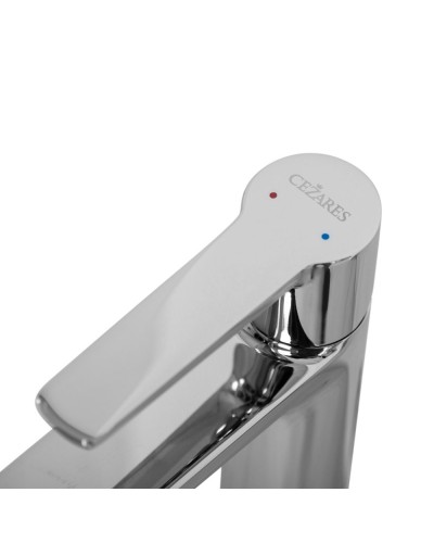 Смеситель для накладной раковины без донного клапана CEZARES LUX-LC-01-W0