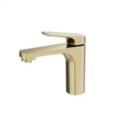 Смеситель для раковины WONZON & WOGHAND, Брашированное золото (WW-A40492-BG)