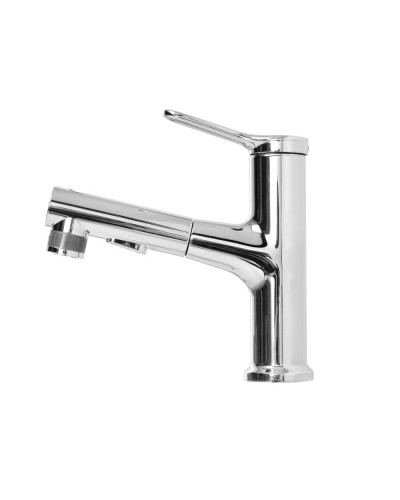 Смеситель для раковины без донного клапана с выдвижным изливом BelBagno BB-LVMD-CRM-W0