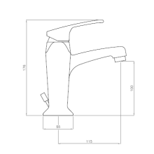 Смеситель на раковину Cezares LEGEND-LSM2-01