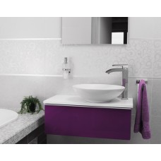 Смеситель для накладной раковины однорычажный, без донного клапана CEZARES LIVELLO-LSM1-A-01-W0