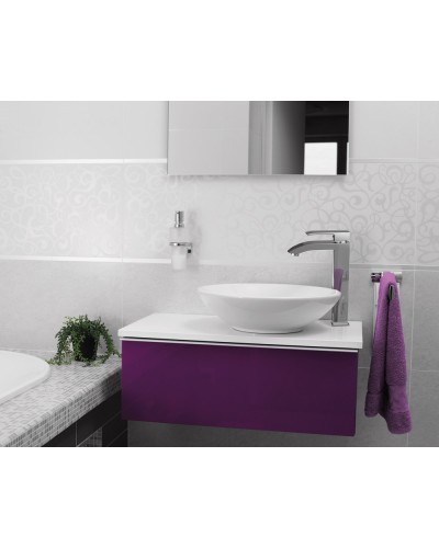 Смеситель для накладной раковины однорычажный, без донного клапана CEZARES LIVELLO-LSM1-A-01-W0