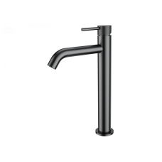 Смеситель для раковины высокий WONZON & WOGHAND, Темный графит (WW-H1062-BGG)