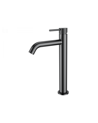 Смеситель для раковины высокий WONZON & WOGHAND, Темный графит (WW-H1062-BGG)