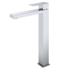 Смеситель для накладной раковины без донного клапана CEZARES SLIDER-LC-01-W0