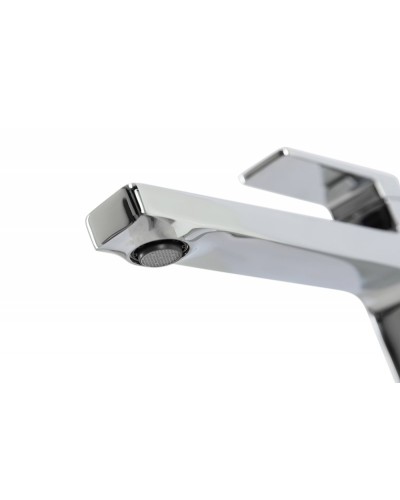 Смеситель для накладной раковины без донного клапана BelBagno ARDENTE-LMC-CRM-W0