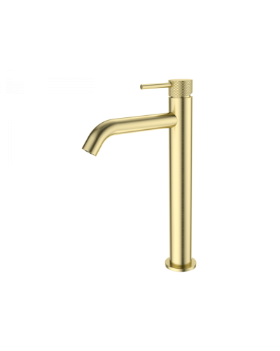 Смеситель для раковины высокий WONZON & WOGHAND, Брашированное золото (WW-H1062-BG)