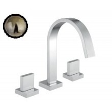 Смеситель для раковины на 3 отверстия CEZARES UNIKA-BLS2-02-W0