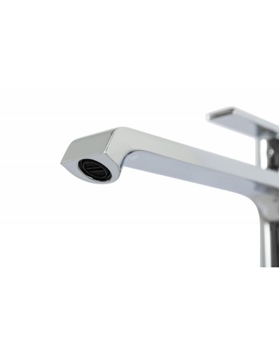 Смеситель для накладной раковины без донного клапана BelBagno AURORA-LMC-CRM-W0