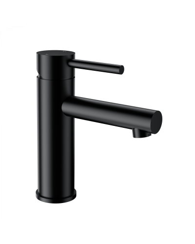 Смеситель для раковины WONZON & WOGHAND, Черный матовый (WW-H9089-MB)