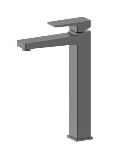 Смеситель для раковины высокий Wonzon & Woghand, Темный графит (WW-88019068-BGM)