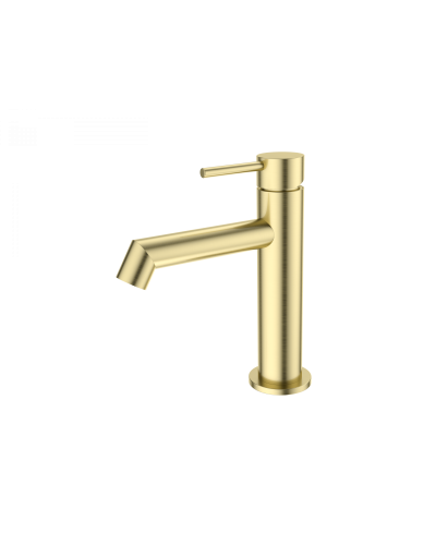 Смеситель для раковины WONZON & WOGHAND, Брашированное золото (WW-H1063-BG)