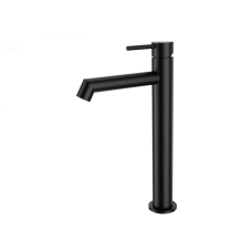 Смеситель для раковины высокий WONZON & WOGHAND, Черный матовый (WW-H1064-MB)