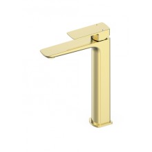 Смеситель для раковины высокий WONZON & WOGHAND, Брашированное золото (WW-88239003-BG)