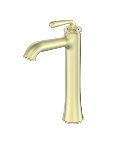 Смеситель для раковины высокий WONZON & WOGHAND, Брашированное золото (WW-88239008-BG)