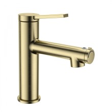 Смеситель для раковины с функцией полоскания WONZON & WOGHAND, Брашированное золото (WW-H1017-BG)