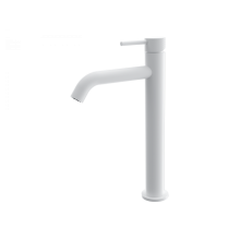 Смеситель для раковины высокий WONZON & WOGHAND, Белый матовый (WW-H1062-MW)