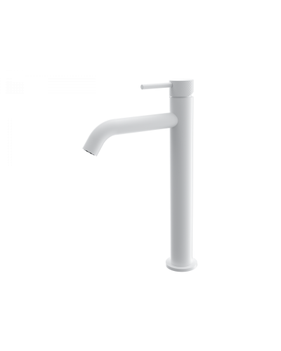 Смеситель для раковины высокий WONZON & WOGHAND, Белый матовый (WW-H1062-MW)