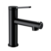 Смеситель для раковины с функцией полоскания WONZON & WOGHAND, Черный матовый (WW-H1017-MB)