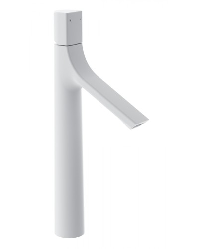 Смеситель для раковины высокий WONZON & WOGHAND, Белый матовый (WW-H1011-MW)