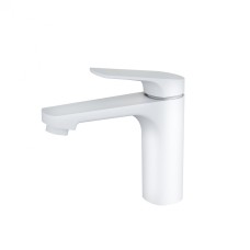 Смеситель для раковины WONZON & WOGHAND, Белый матовый (WW-A40492-MW)