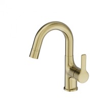 Смеситель для раковины WONZON & WOGHAND, Брашированное золото (WW-FE01L212-BG)