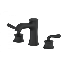 Смеситель для раковины на 3 отверстия Wonzon & Woghand, Черный матовый (WW-88159008-MB)