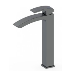 Смеситель для раковины высокий WONZON & WOGHAND, Темный графит (WW-88239009-BGM)
