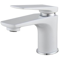 Смеситель для раковины Lemark Allegro LM5916CW Хром Белый