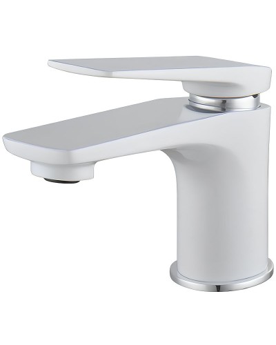 Смеситель для раковины Lemark Allegro LM5916CW Хром Белый