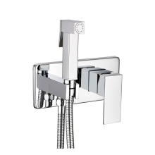 Смеситель встраиваемый с гигиеническим душем RIMERO RM535CR (Хром)