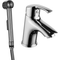 Смеситель для раковины Lemark Plus Strike LM1116C с гигиеническим душем Хром