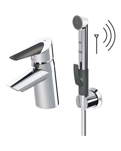 Термостат для раковины с донным клапаном с гигиеническим душем Oras Optima 2703FT