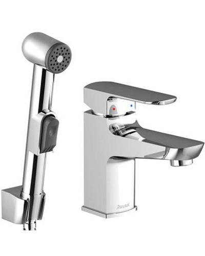 Смеситель для раковины Ravak BM 011.00 X070076 с гигиеническим душем Хром