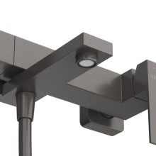 Смеситель для ванны и душа в комплекте с ручным душем, шлангом и держателем CEZARES SLIDER-VD-GM