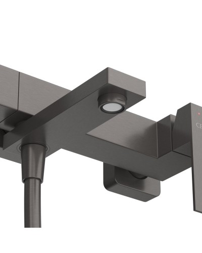 Смеситель для ванны и душа в комплекте с ручным душем, шлангом и держателем CEZARES SLIDER-VD-GM