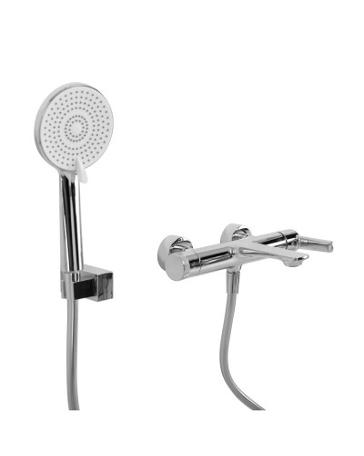 Смеситель для ванны и душа в комплекте с ручным душем, шлангом и держателем CEZARES LUX-VD-01