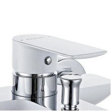 Смеситель для ванны Aquanet Arctic AF520-20СW 216776 Хром Белый