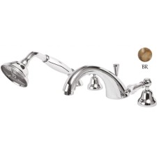 Смеситель на борт ванны бронза, ручки Swarovski Cezares Diamond DIAMOND-BVD-02-Sw