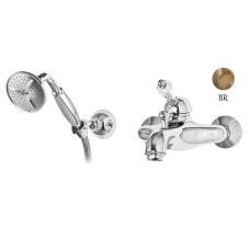 Смеситель для ванны бронза, ручка Swarovski Cezares Vintage VINTAGE-VDM-02-Sw