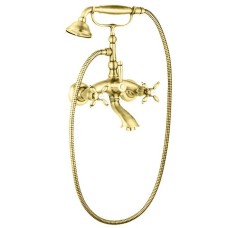 Смеситель для ванны золото 24 карата Cezares Atlantis-Nostalgia ATLANTIS-NOSTALGIA-VD-03/24