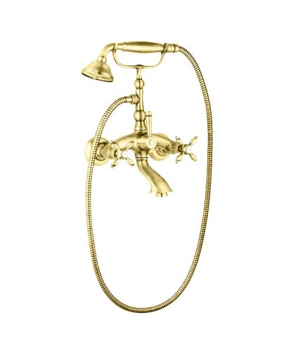 Смеситель для ванны золото 24 карата Cezares Atlantis-Nostalgia ATLANTIS-NOSTALGIA-VD-03/24