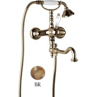 Смеситель для ванны с поворотным изливом бронза Cezares Venezia VENEZIA-VDFM2-02-Bi